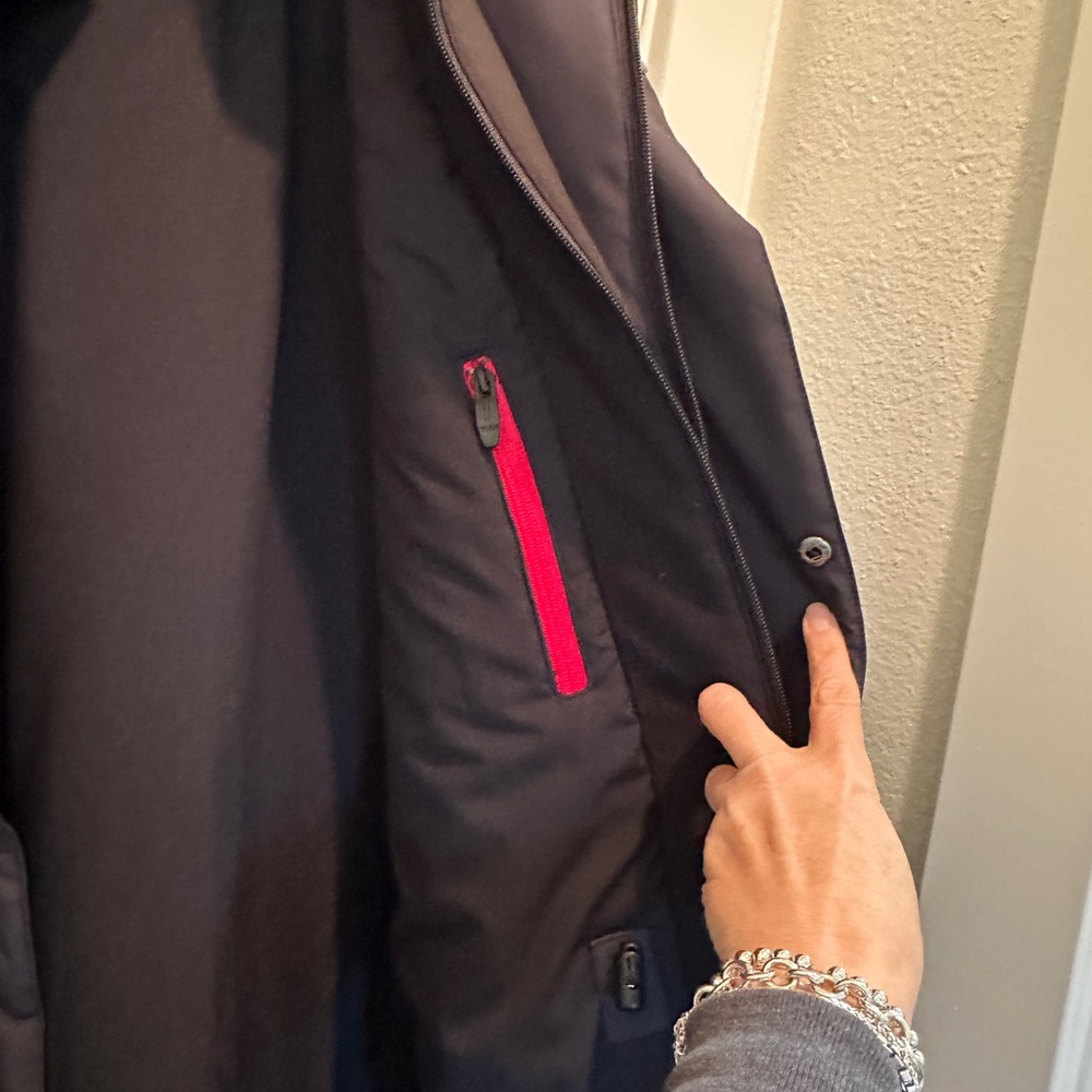 Tumi Men's  Black Insulated Weatherproof Coat - Picture 4 of 11